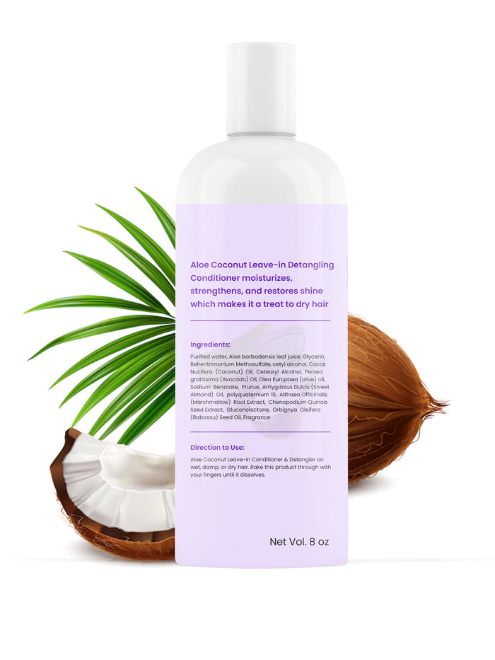 Aloe Coconut Leave-in Detangling Conditioner